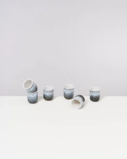 Motel a Miio Alcachofra Espressobecher schwarzblau 6er-Set* Becher-Sets|Espressobecher