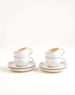 Motel a Miio Areia Espressotasse & Espressountertasse classic 4er-Set* Tassen-Sets|Tassen Mit Untertassen