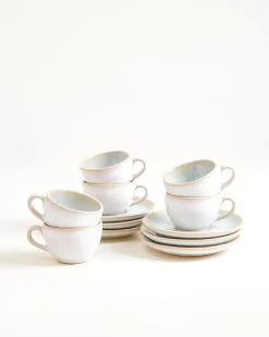 Motel a Miio Areia Espressotasse & Espressountertasse classic 6er-Set* Tassen-Sets|Tassen Mit Untertassen