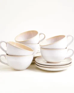 Motel a Miio Areia Teetasse & Untertasse groß classic 6er-Set* Tassen-Sets|Tassen Mit Untertassen