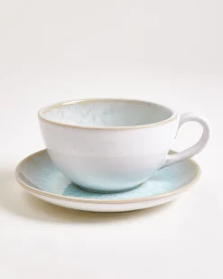 Motel a Miio Areia Teetasse & Untertasse groß classic* Tassen Mit Untertassen|Große Tassen