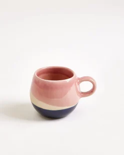 Motel a Miio Bica Espressotasse rosa sand dunkelblau 4er-Set* Tassen-Sets