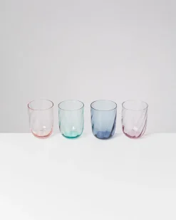 Motel a Miio Calma Glas groß swirl mix 4er-Set* Große Gläser