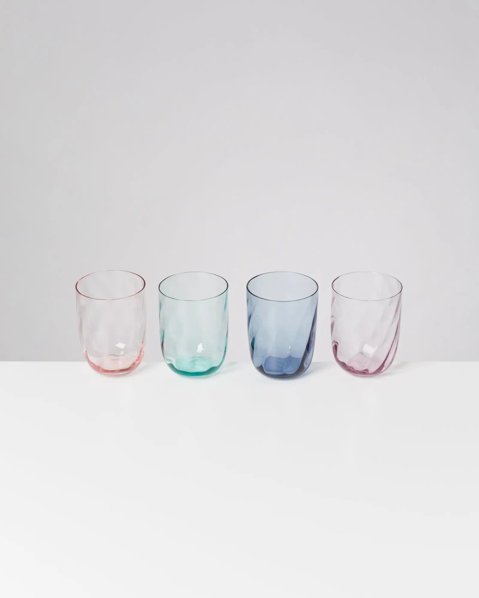 Motel a Miio Calma Glas groß swirl mix 4er-Set* Große Gläser