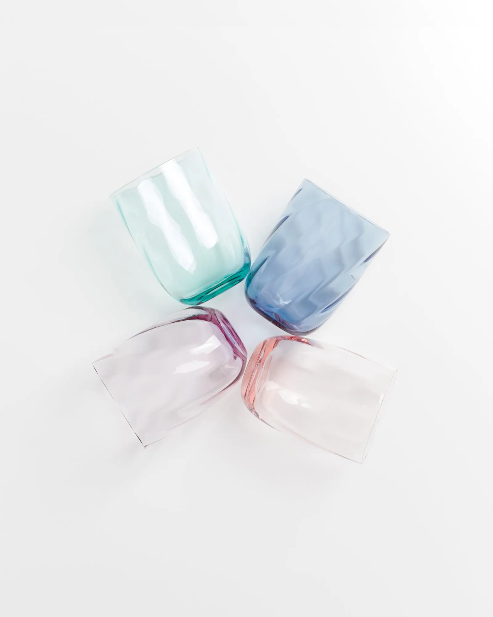 Motel a Miio Calma Glas groß swirl mix 4er-Set* Große Gläser