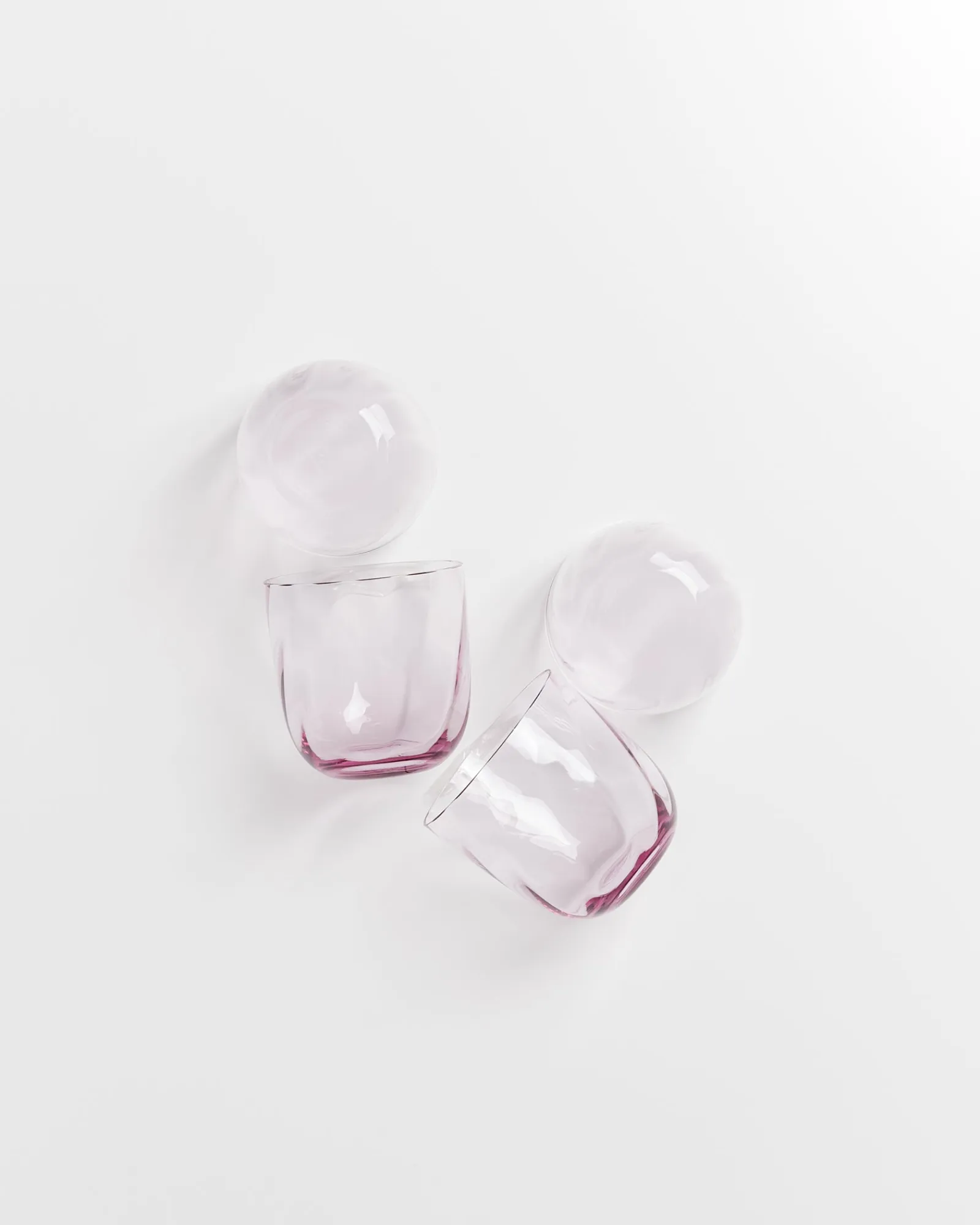 Motel a Miio Calma Glas klein swirl 4er-Set* Kleine Gläser