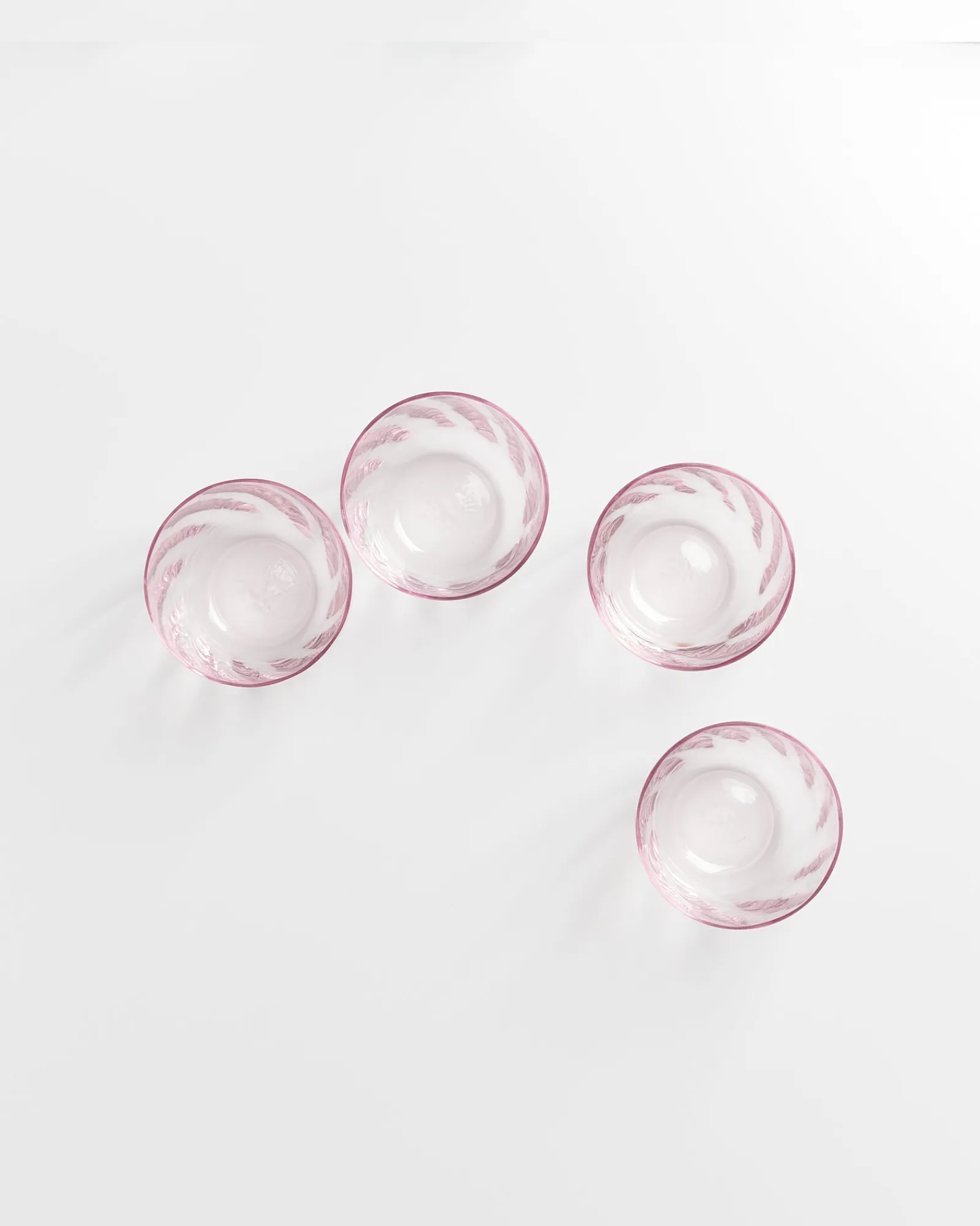 Motel a Miio Calma Glas klein swirl 4er-Set* Kleine Gläser