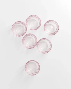 Motel a Miio Calma Glas klein swirl 6er-Set* Kleine Gläser