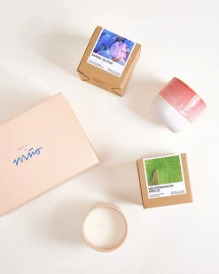 Motel a Miio Coimbra Geschenk-Set Duftkerze apricot pink 3-teilig* Duftkerzen