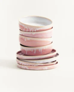 Motel a Miio Cordoama Frühstücks-Set rosé 8-teilig* Geschirrset Für 4 Personen|Frühstücks-Sets %