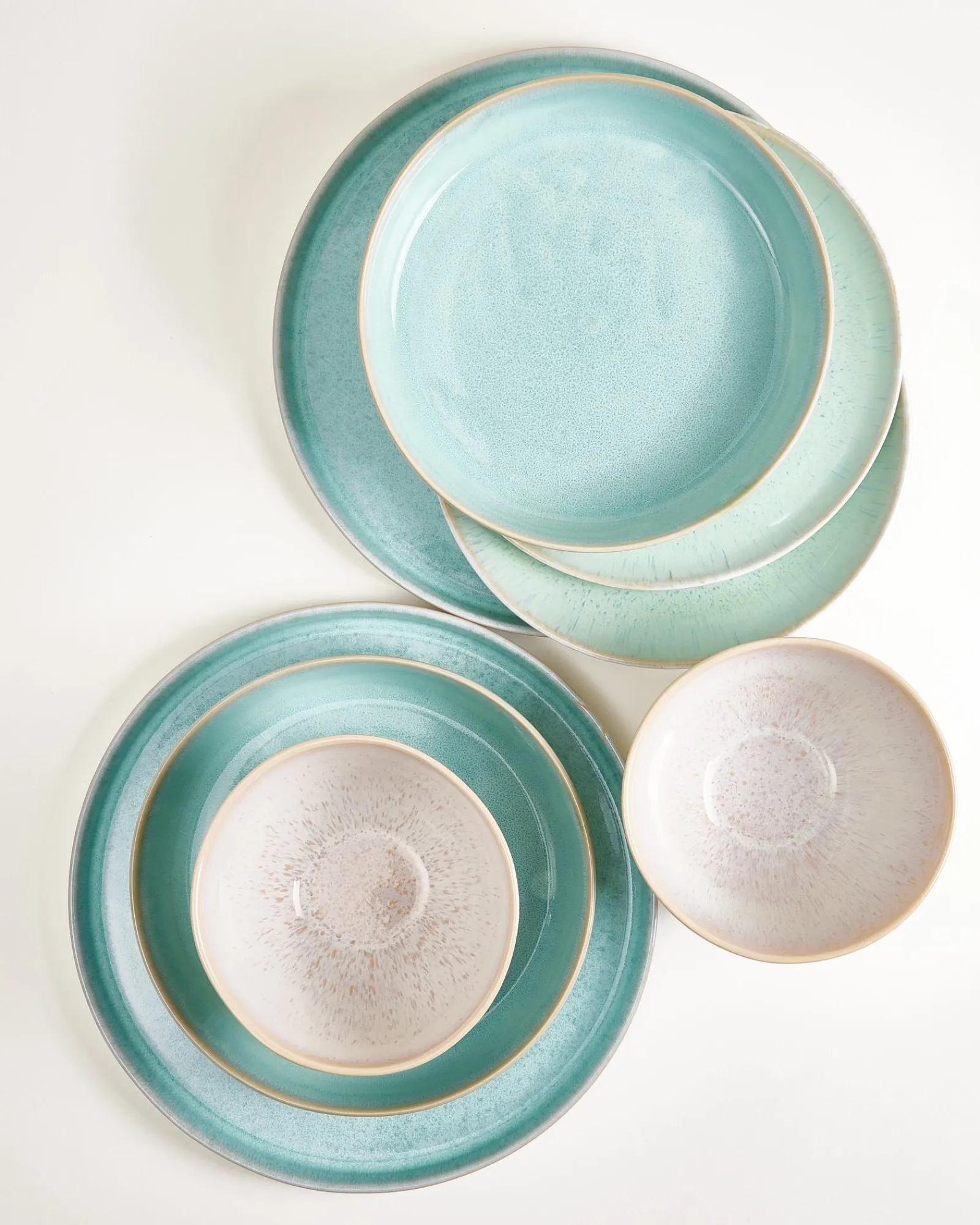 Motel a Miio Geschirr-Set Mint Harmony mint sand 16-teilig* Mix & Match Sets %|Geschirrset Für 4 Personen