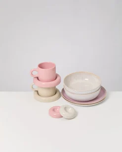 Motel a Miio Geschirr-Set Morning Blush rosa sand 8-teilig* Mix & Match Sets %|Geschirrset Für 2 Personen