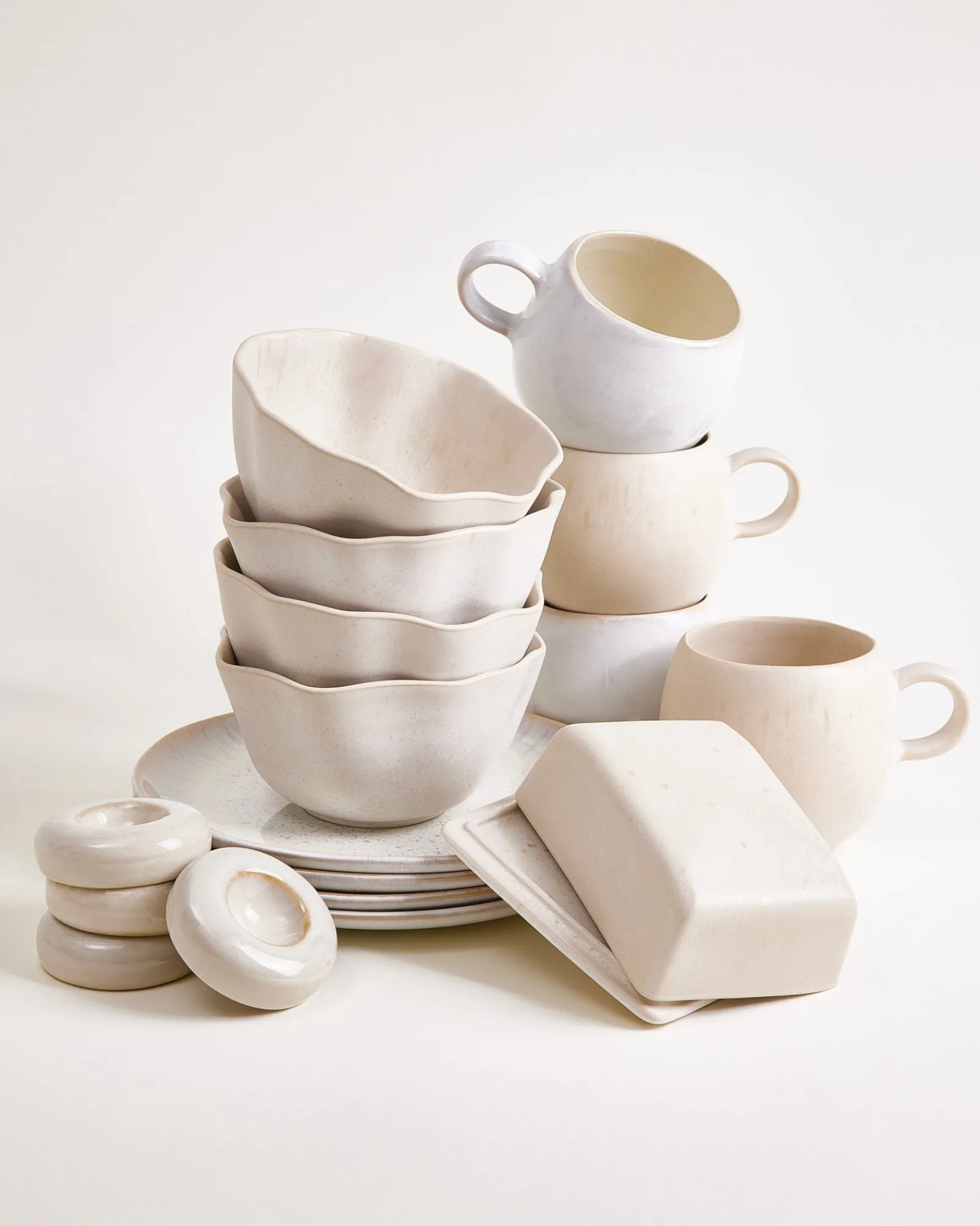 Motel a Miio Geschirr-Set Morning Sands sand 17-teilig* Mix & Match Sets %