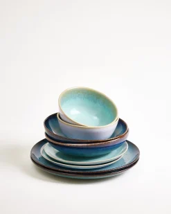 Motel a Miio Geschirr-Set Ocean Vibes grünblau mint 8-teilig* Mix & Match Sets %|Geschirrset Für 2 Personen