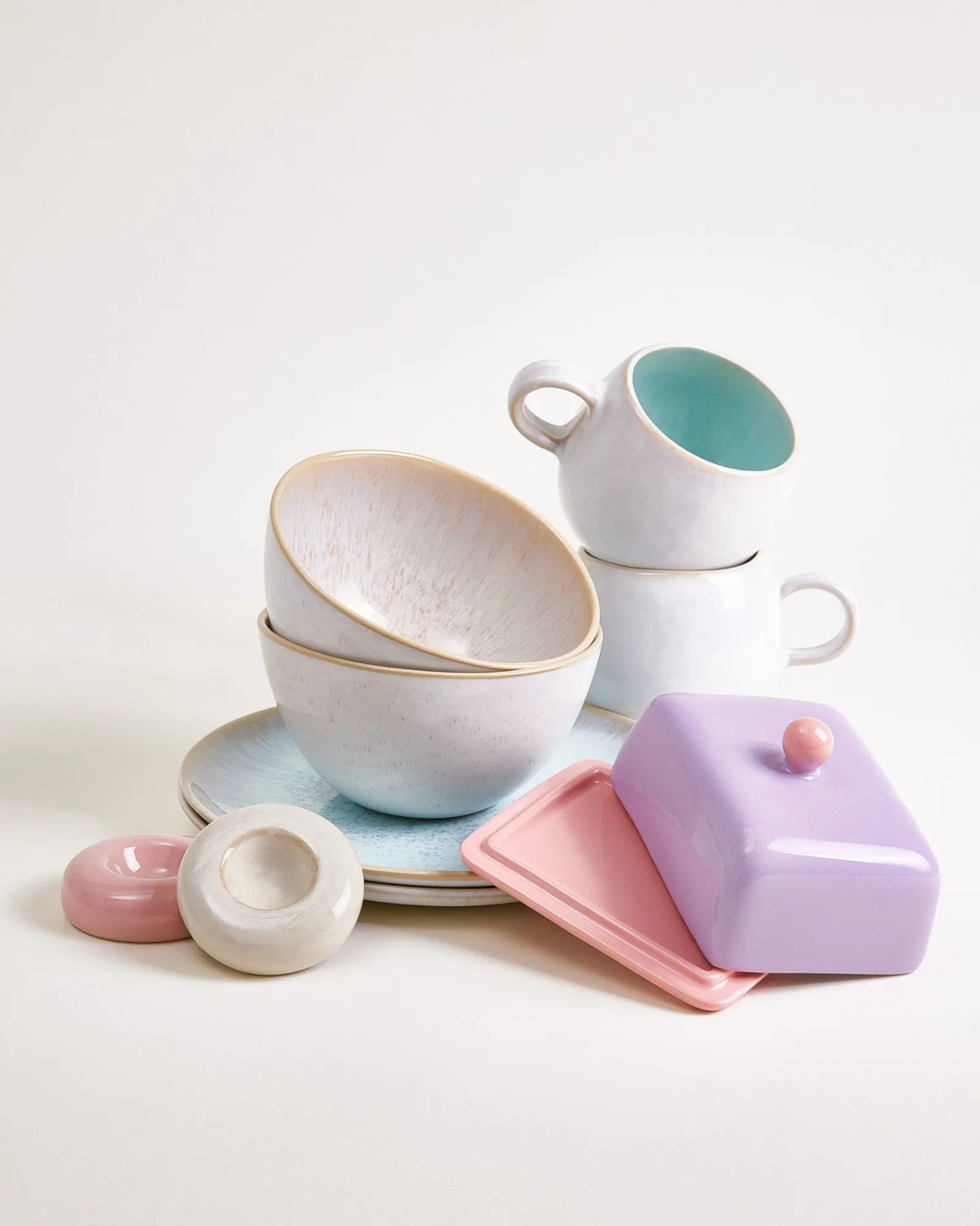 Motel a Miio Geschirr-Set Pastel Dreams mix 9-teilig* Mix & Match Sets %|Geschirrset Für 2 Personen