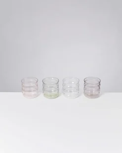 Motel a Miio Joia Glas klein bubble Blush Vibe 4er-Set* Kleine Gläser