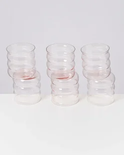 Motel a Miio Joia Glas klein bubble 6er-Set* Kleine Gläser