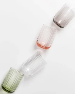 Motel a Miio Joia Glas klein riffled Blush Spark 4er-Set* Große Gläser