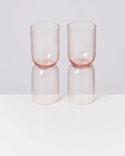 Motel a Miio Joia Glas klein riffled 4er-Set* Kleine Gläser