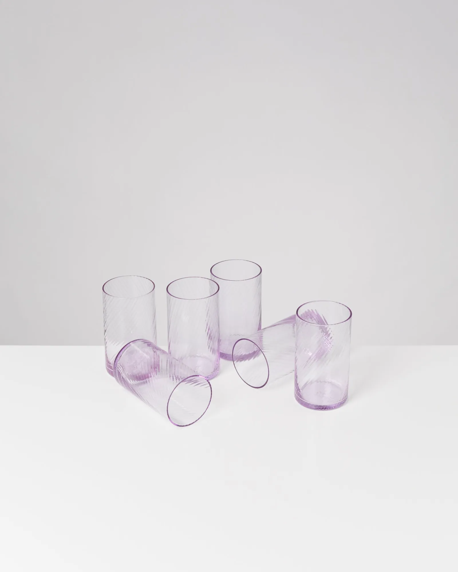 Motel a Miio Leiria Glas klein riffled 6er-Set* Große Gläser