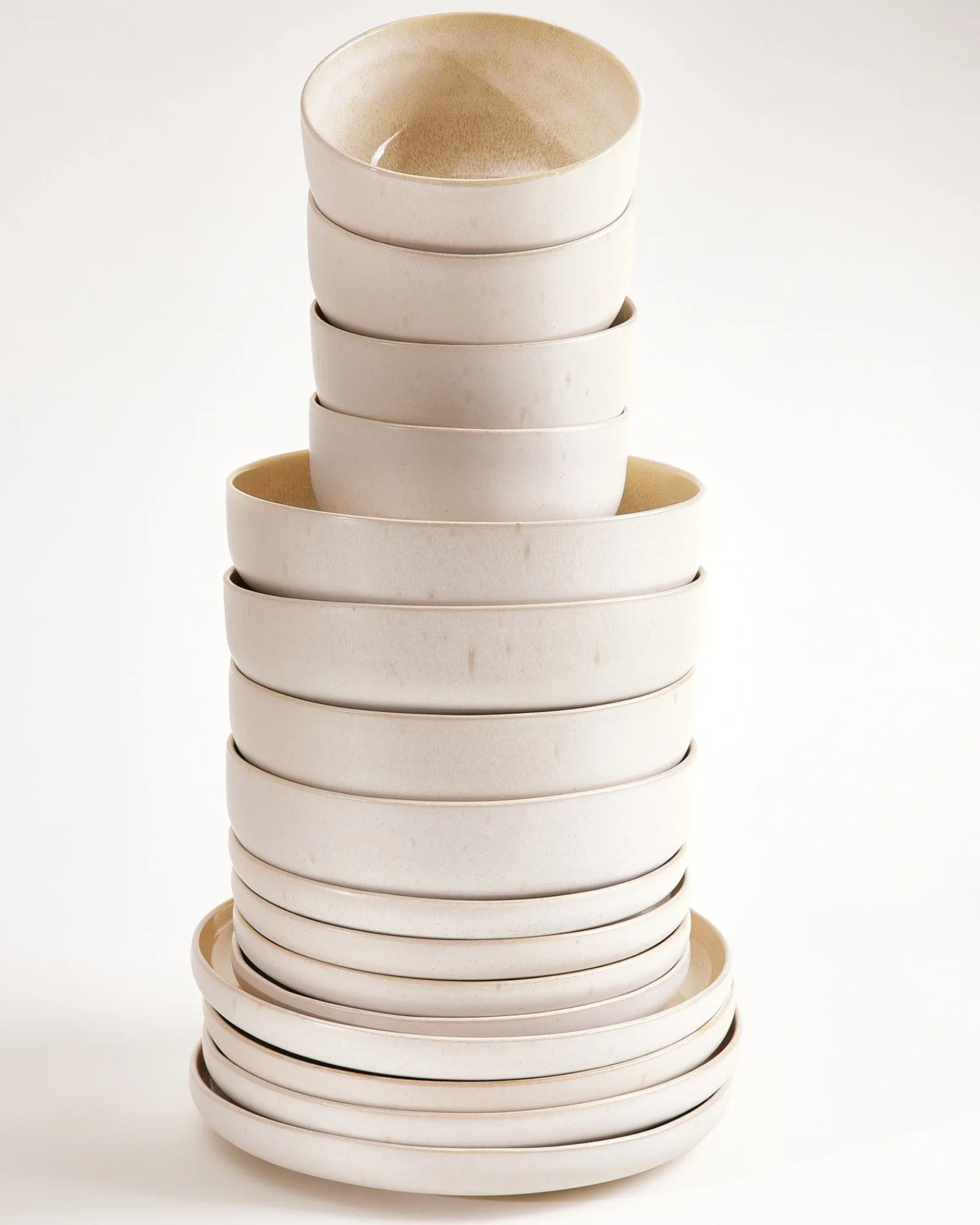 Motel a Miio Lorosa Geschirr-Set modern sand 16-teilig* Geschirrset Für 4 Personen