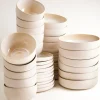 Motel a Miio Lorosa Geschirr-Set modern sand 40-teilig* Geschirrset Für 10 Personen