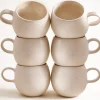 Motel a Miio Lorosa Tasse groß sand 6er-Set* Tassen-Sets|Tassen & Becher Sets %