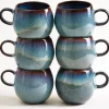 Motel a Miio Madeira Tasse groß grünblau 6er-Set* Tassen-Sets|Tassen & Becher Sets %