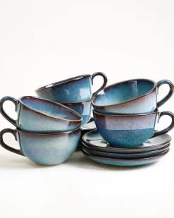 Motel a Miio Madeira Teetasse & Untertasse groß classic 6er-Set* Tassen-Sets|Tassen Mit Untertassen