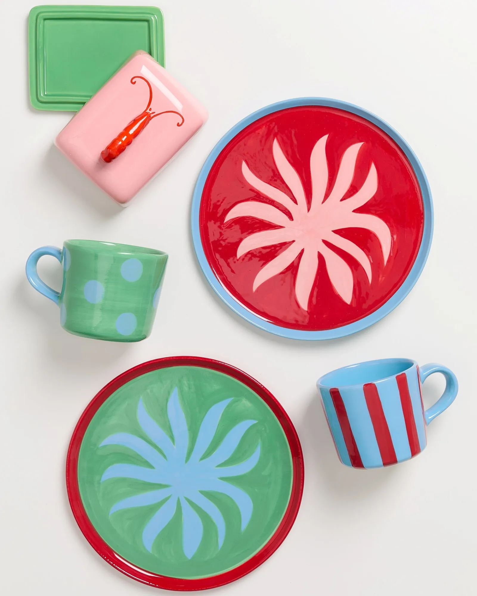 Motel a Miio MaM x Isis Maria Geschirr-Set Palm Vibe 5-teilig* Mix & Match Sets %