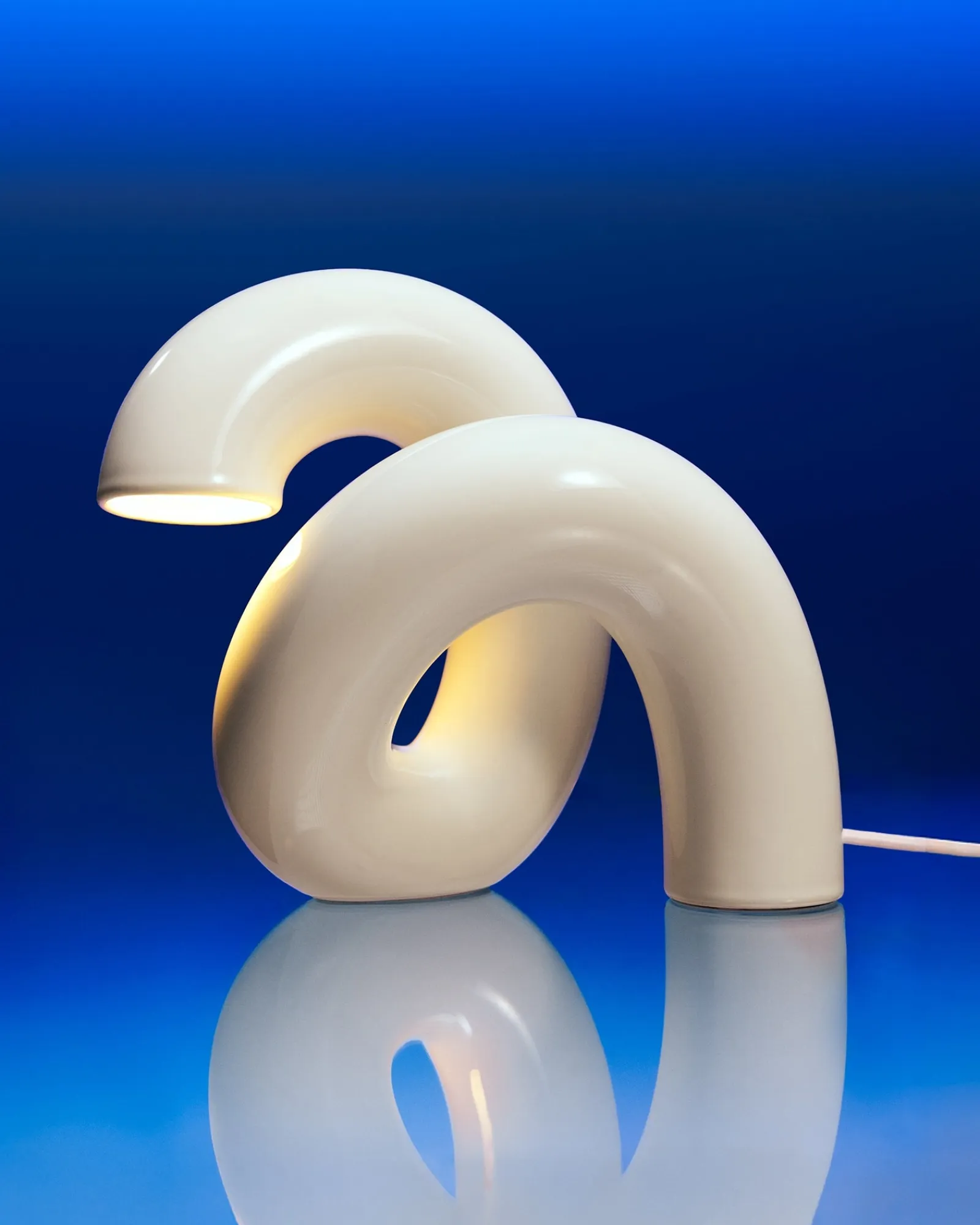 Motel a Miio MaM x Ju Schnee Keramiklampe* Tischlampen Aus Keramik