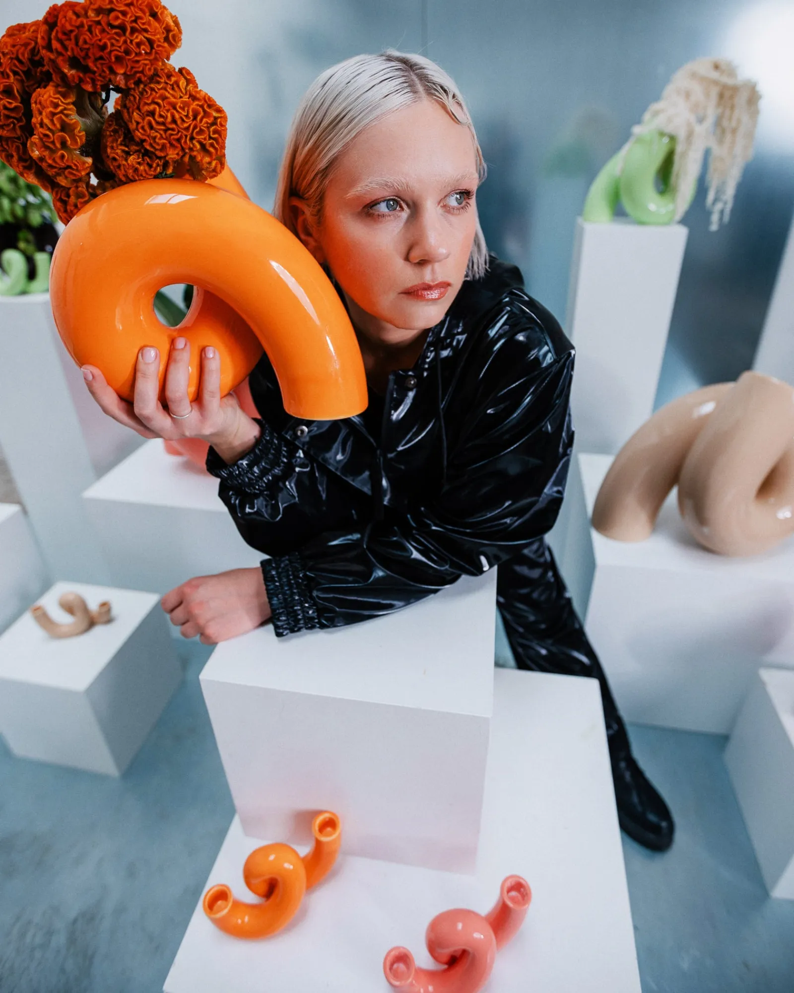 Motel a Miio MaM x Ju Schnee Vase L* Große Vasen