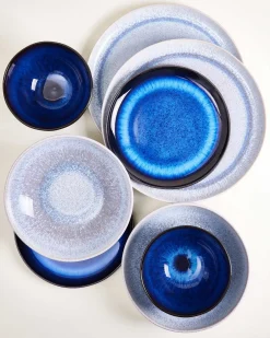 Motel a Miio Melides Geschirr-Set deepseablue stoneblue 8-teilig* Mix & Match Sets %|Geschirrset Für 2 Personen
