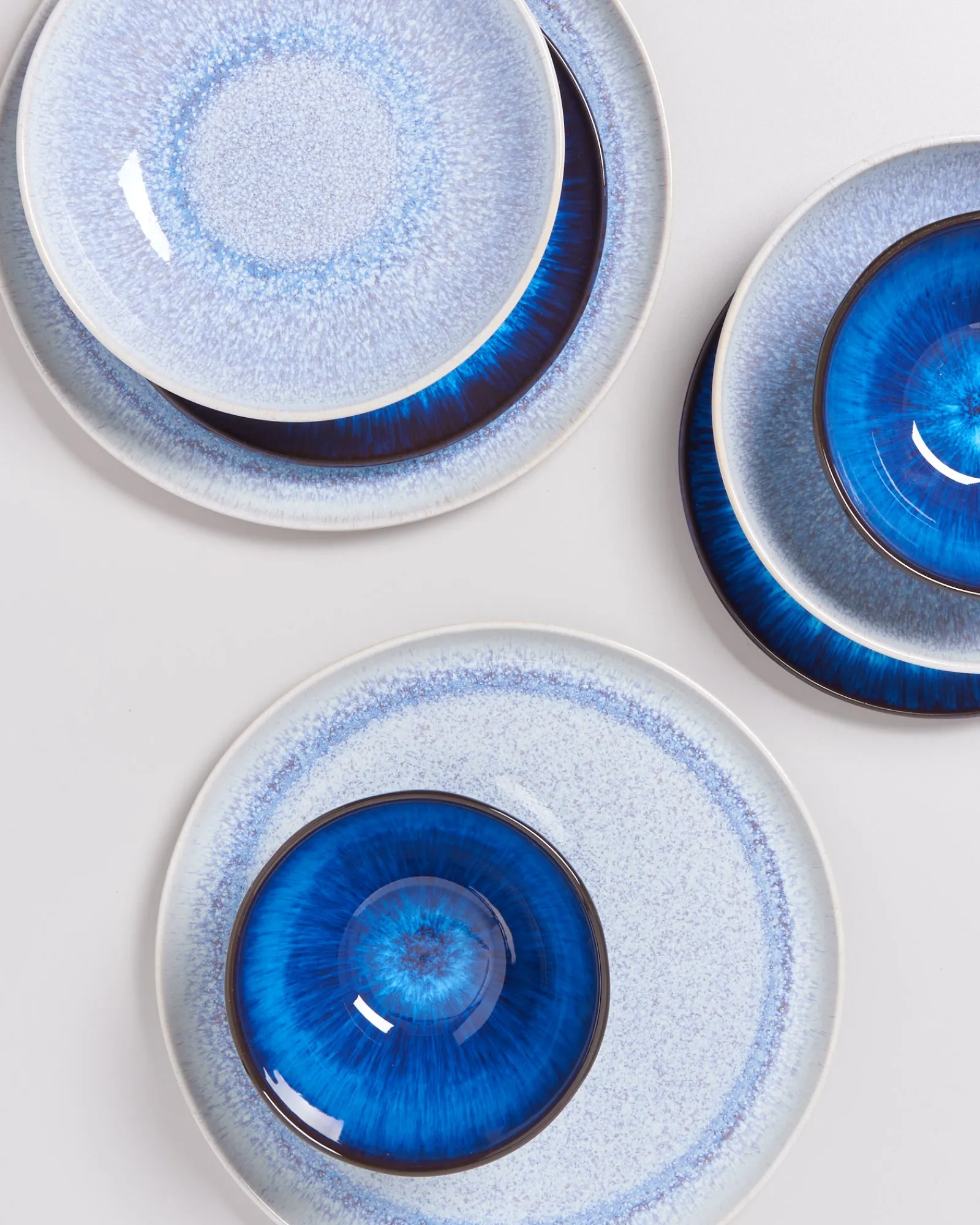 Motel a Miio Melides Geschirr-Set deepseablue stoneblue 8-teilig* Mix & Match Sets %|Geschirrset Für 2 Personen