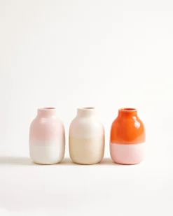 Motel a Miio Nuno Vase 3er-Set rosa sand coral* Mittlere Vasen