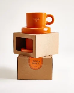 Motel a Miio Seia Geschenk-Set Love Smile rosa orange 3-teilig* Tassen-Sets