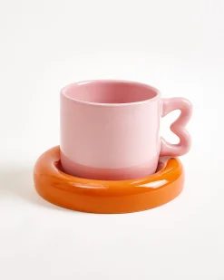 Motel a Miio Seia Tasse & Untertasse Herz* Kleine Tassen|Cappuccinotassen