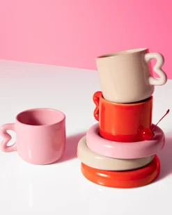 Motel a Miio Seia Tasse & Untertasse Herz* Kleine Tassen|Cappuccinotassen