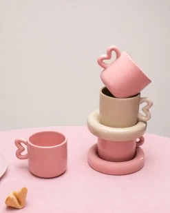 Motel a Miio Seia Tasse & Untertasse Herz* Kleine Tassen|Cappuccinotassen
