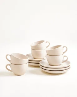 Motel a Miio Sintra Espressotasse & Espressountertasse classic 6er-Set* Tassen-Sets|Tassen Mit Untertassen