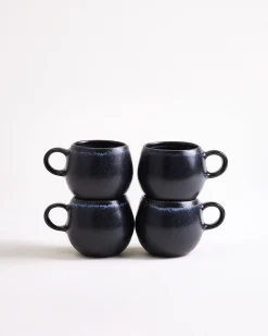 Motel a Miio Turmalina Espressotasse schwarz 4er-Set* Tassen-Sets