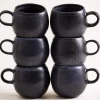 Motel a Miio Turmalina Tasse groß schwarz 6er-Set* Tassen-Sets|Tassen & Becher Sets %